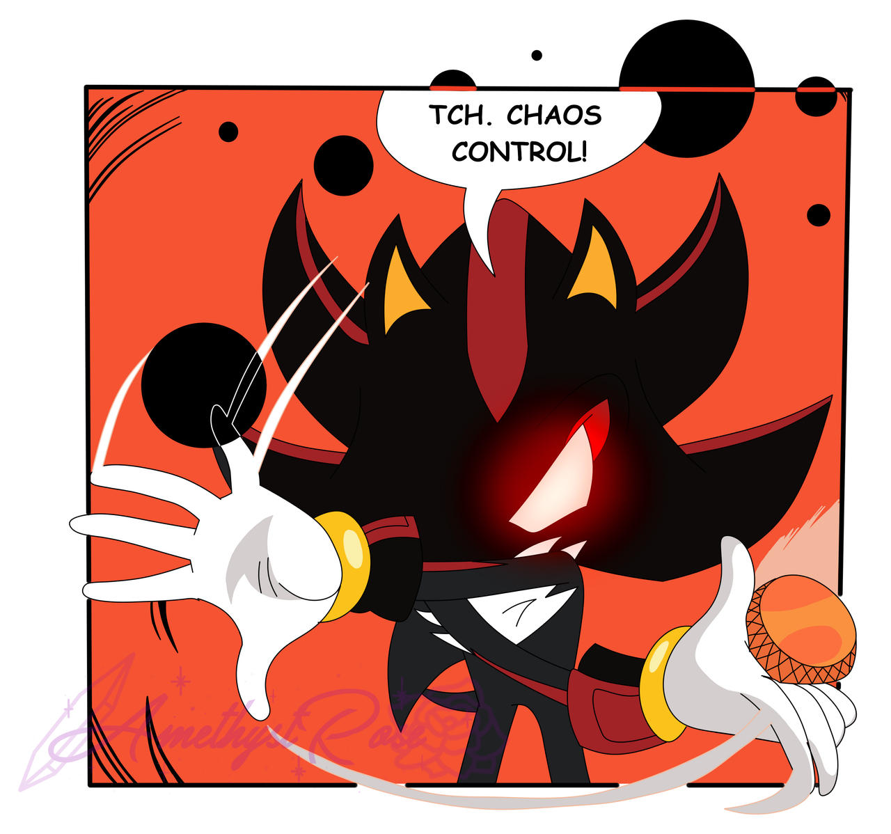 Shadow Chaos Control (Sonic IDW Redraw) by Sonicgirlfriend65 on DeviantArt