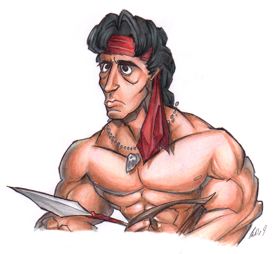 80's Faces - Rambo by BrendanCorris on DeviantArt 80's Faces - Rambo by BrendanCorris on DeviantArt