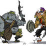 Rocksteady and Bebop