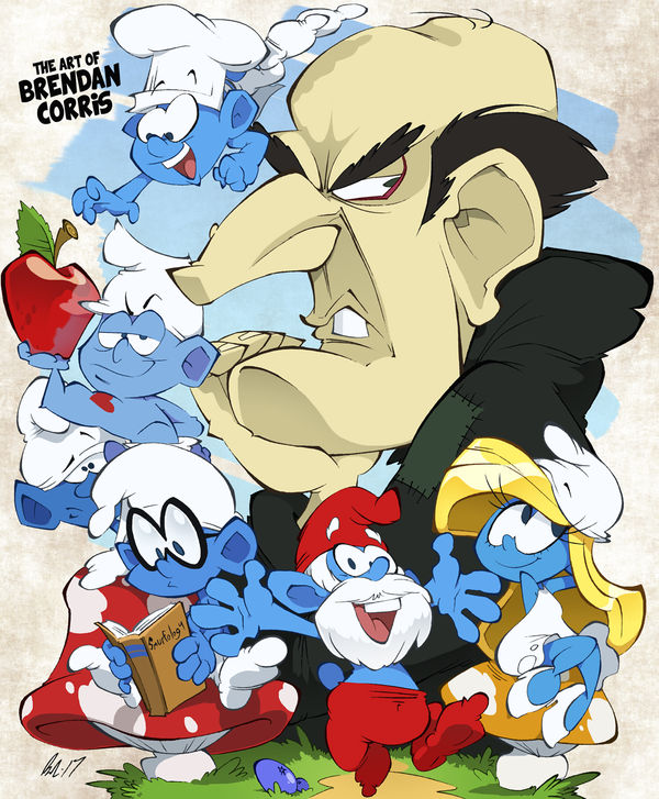 The Smurfs by BrendanCorris