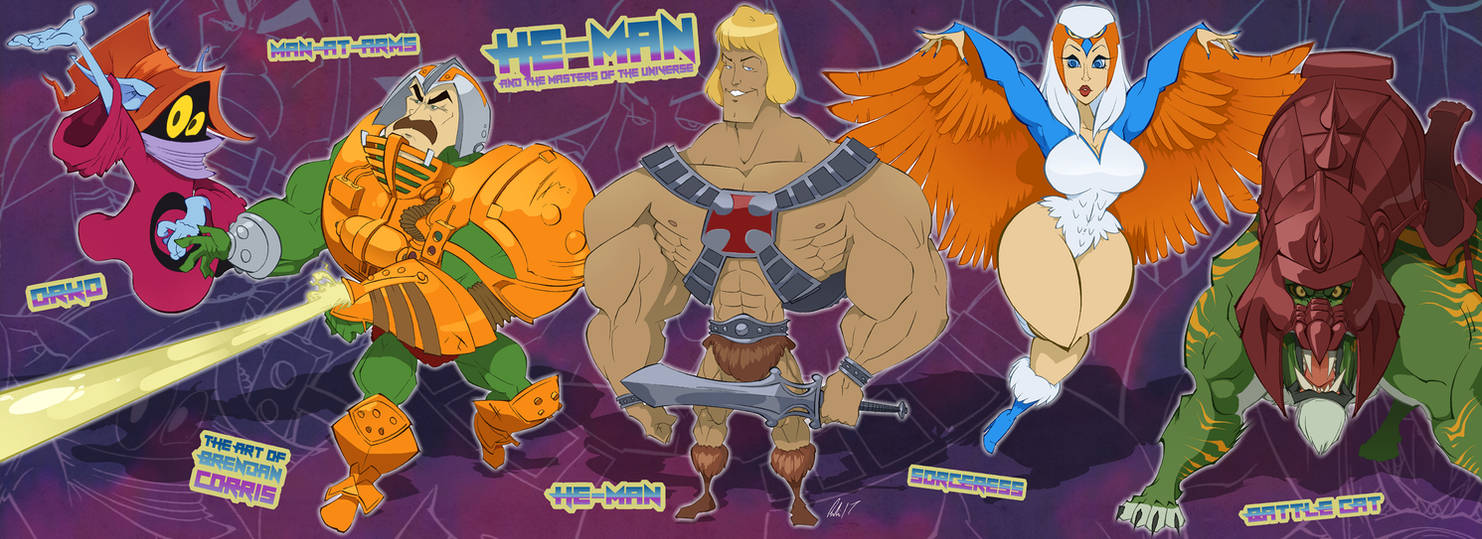 MOTU - He-Man and the Heroes by BrendanCorris