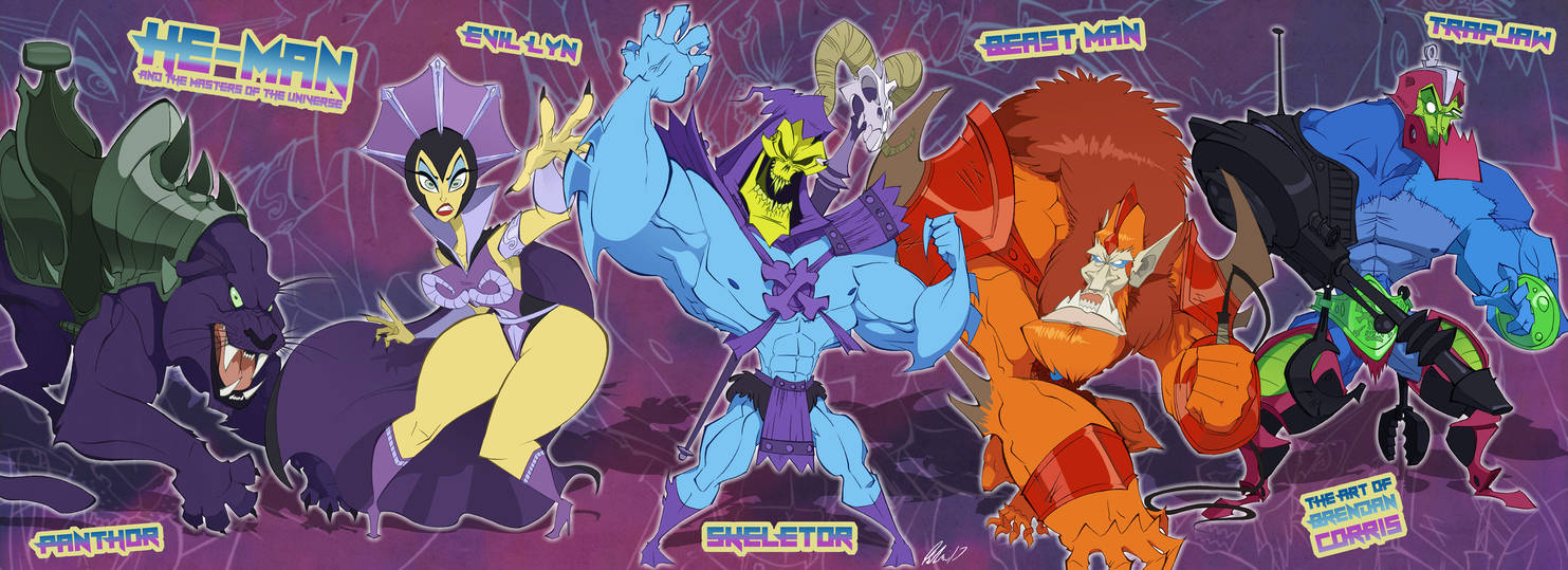 MOTU - Skeletor and the Villains by BrendanCorris