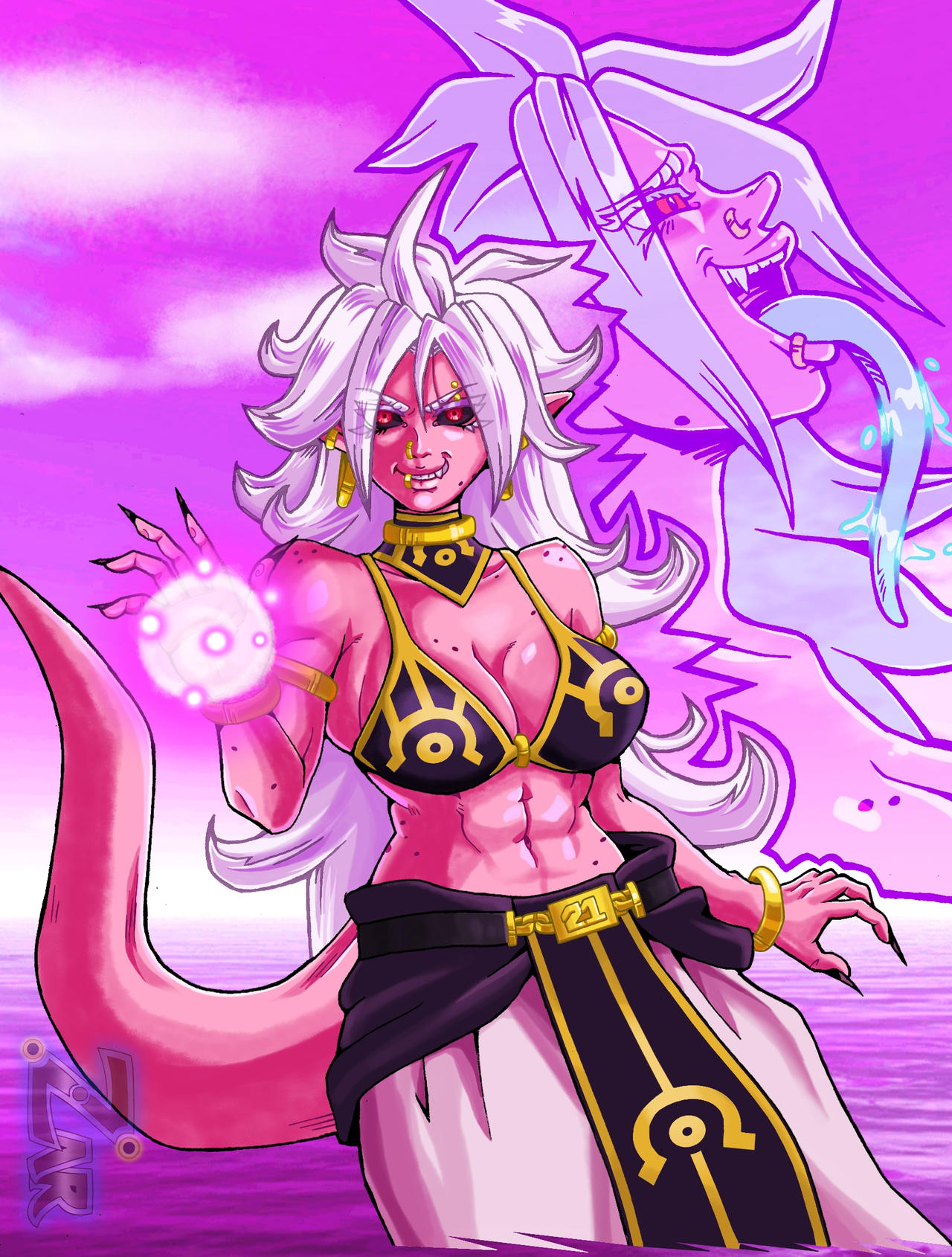 Majin Android 21 Evil By Zar Nova On DeviantArt Majin android 21 evil by zar nova on deviantart