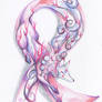 Pink Ribbon kitsune