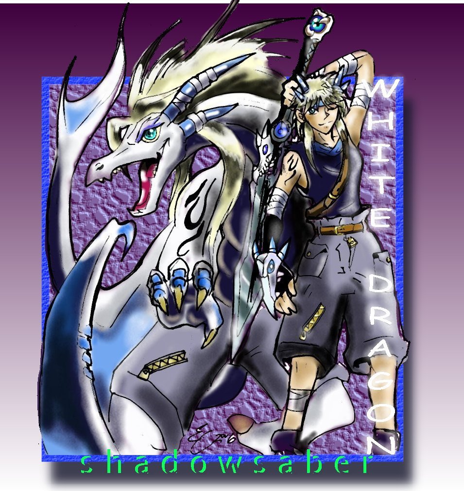 Shin White Dragon Card