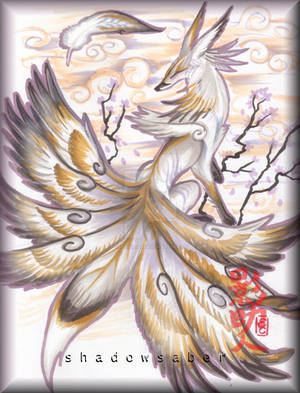 Nine Winged Sky Kitsune