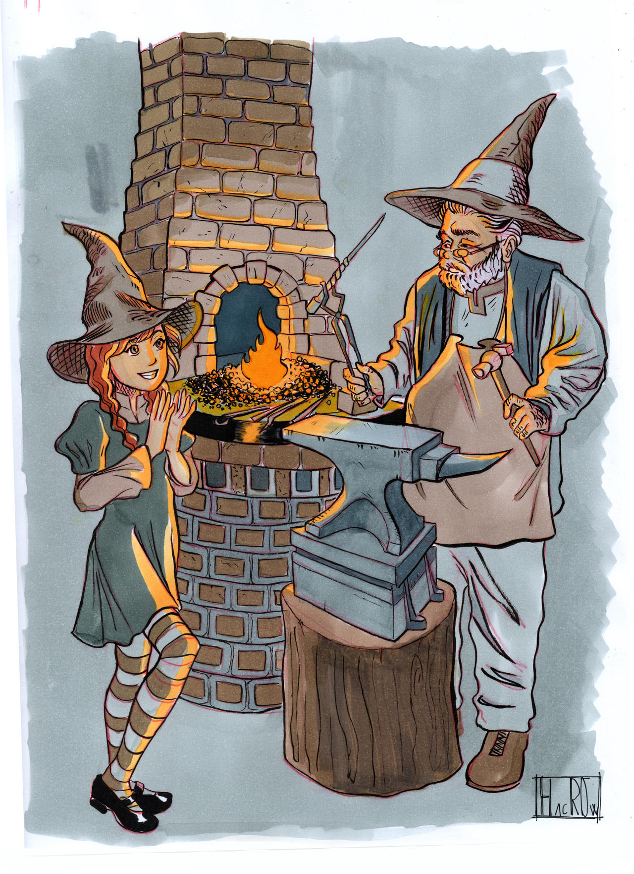 Apprentice witch - wand forging by Hacrow on DeviantArt
