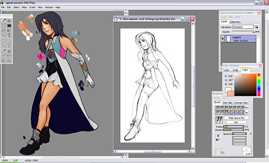 KH Rinoa 2 WIP