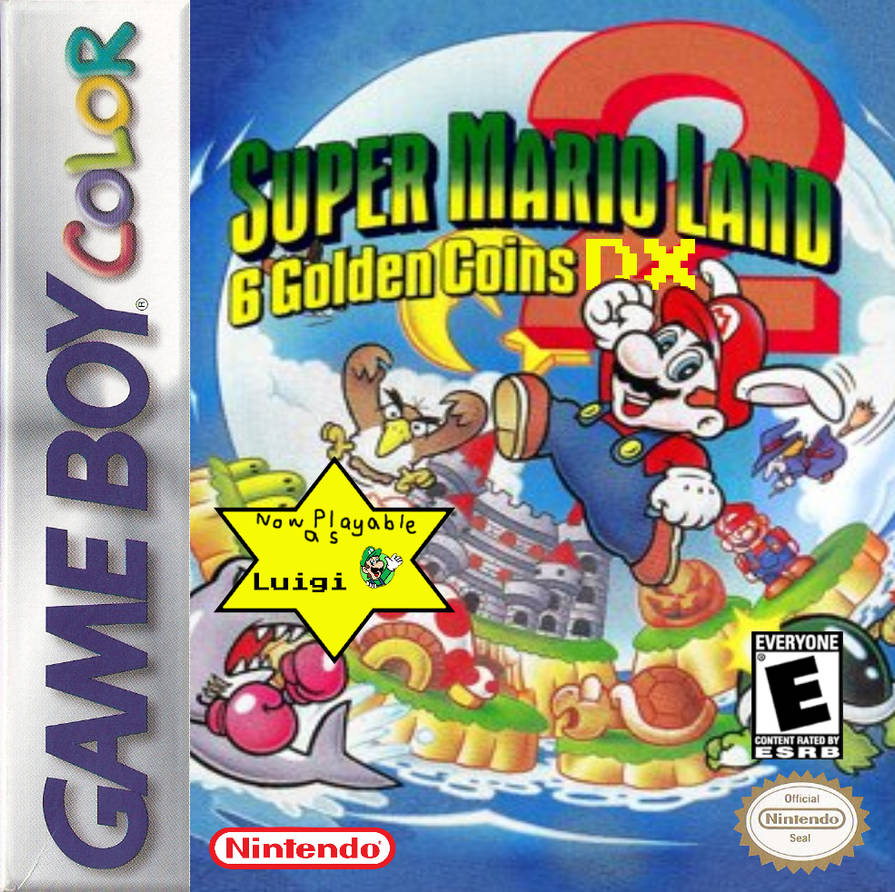 Super Mario Land 2 - 6 Golden Coins DX Box Art by SilasStudios09 on ...
