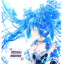 vocaloid miku blue beauty render by kekuuu