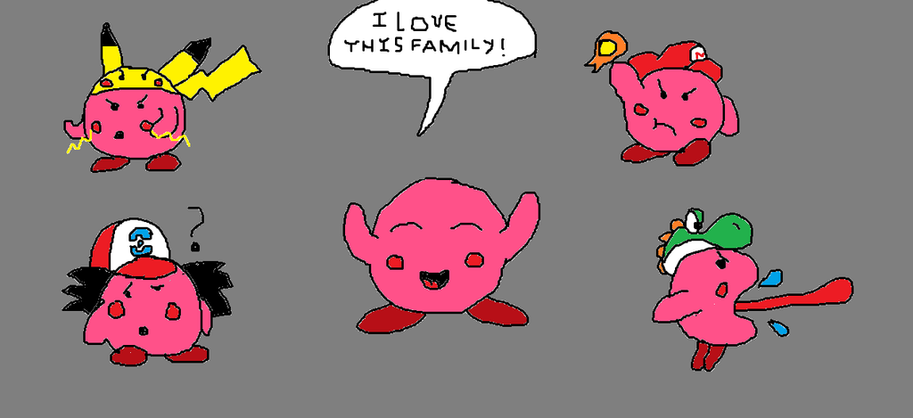 Kirby's family by Genie92 on DeviantArt