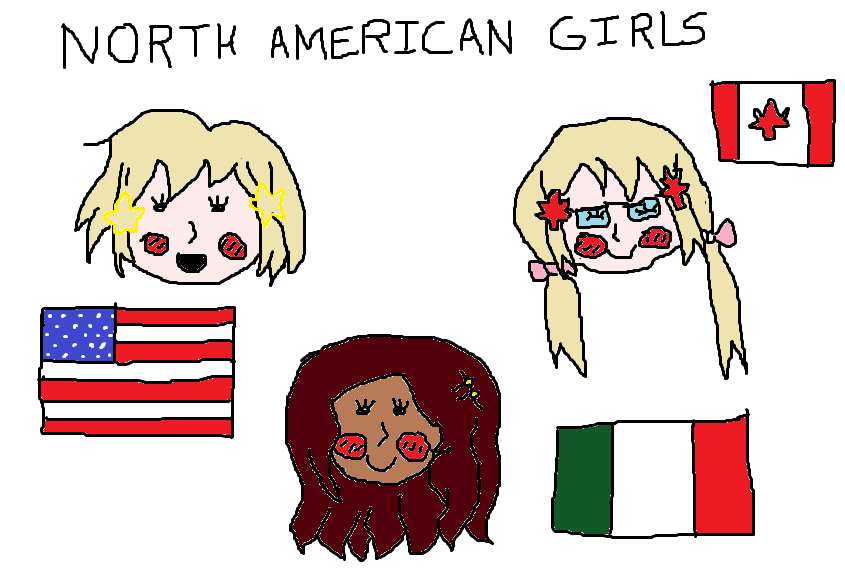 North American girls