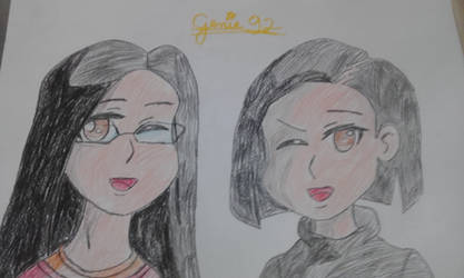 Emily and Yumi by Genie92