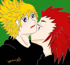 Lovebite x3 - Akuroku coloured