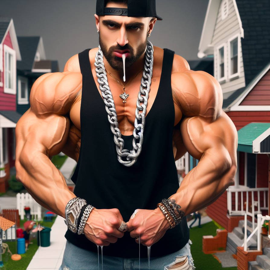 (AI) Dumb thug growing and drooling by ksk199999 on DeviantArt