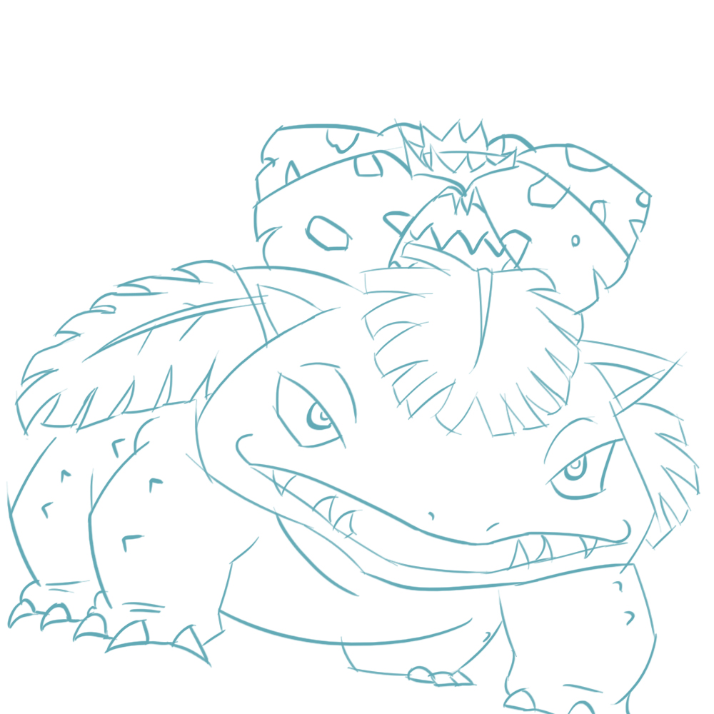 3 Venusaur sketch