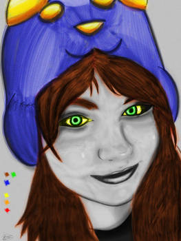 Nepeta Realism sketch colored