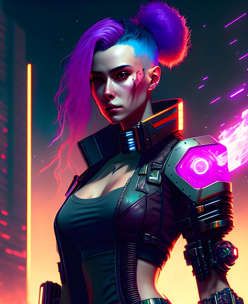 Cyberpunk 2077 - Female V by InfinityMaster01 on DeviantArt
