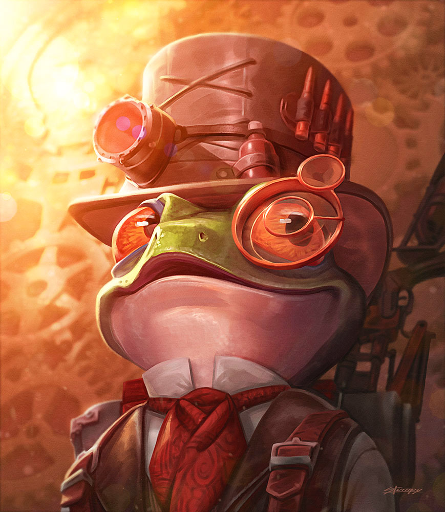Steampunk Frog by stumpyfongo on DeviantArt