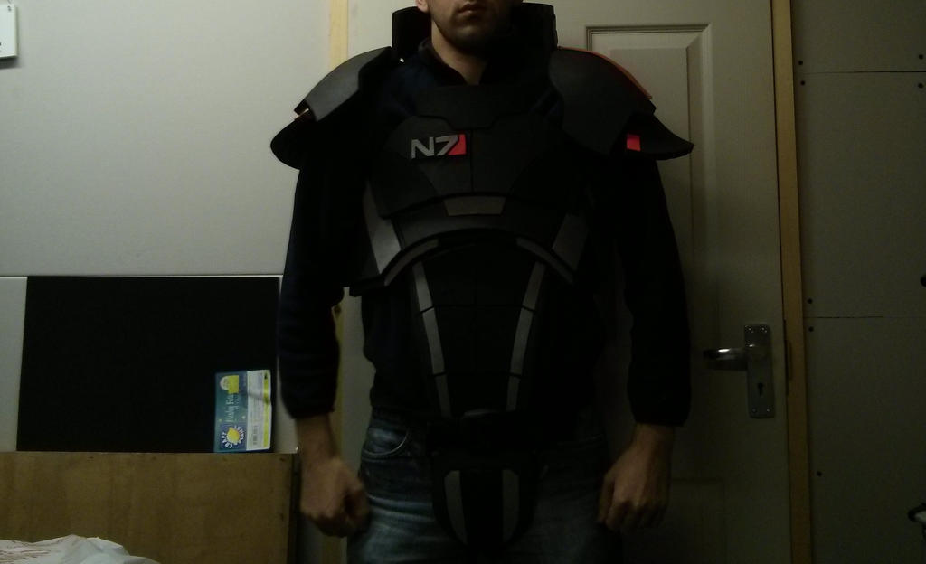 ME2 foam armor front view by MinionsLab on DeviantArt