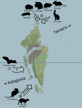 (ERODES) Major Mammal Faunal Invasions on Nonaless