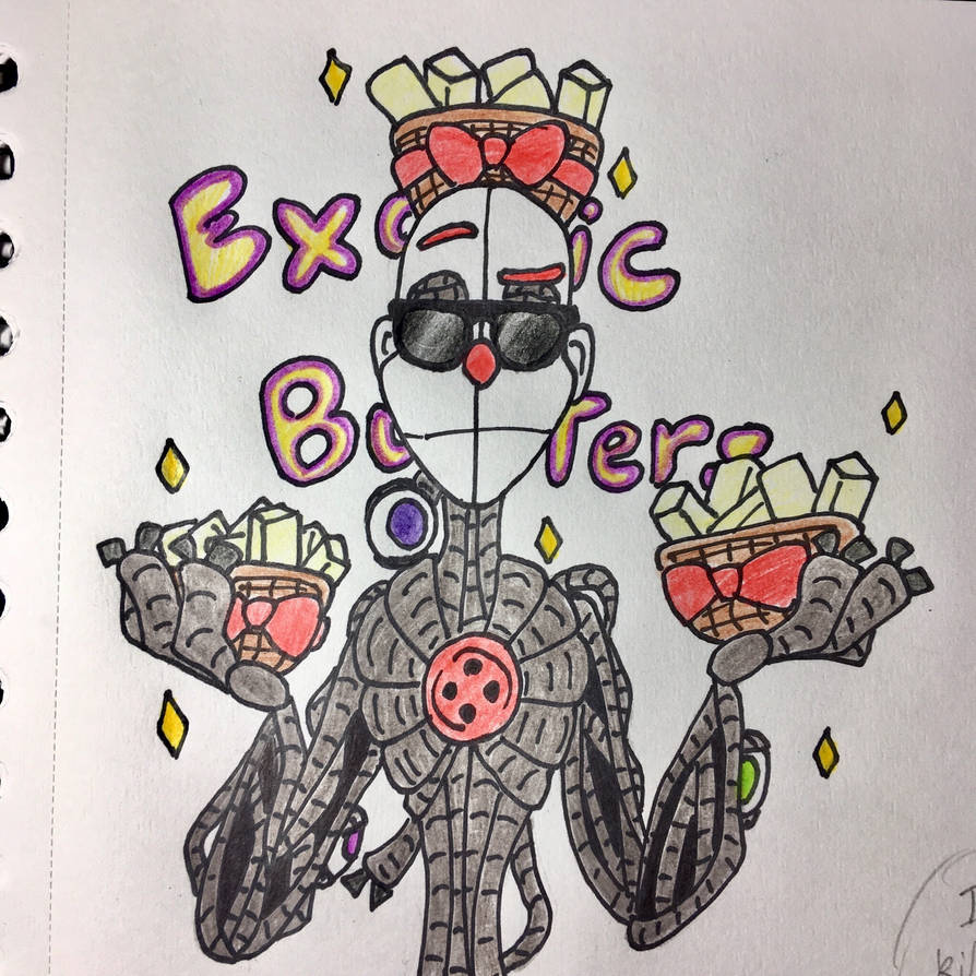 eXoTiC bUtTeRs .+:.FNaF SL Ennard Fanart.:+. by Greenjelly-12 on DeviantArt