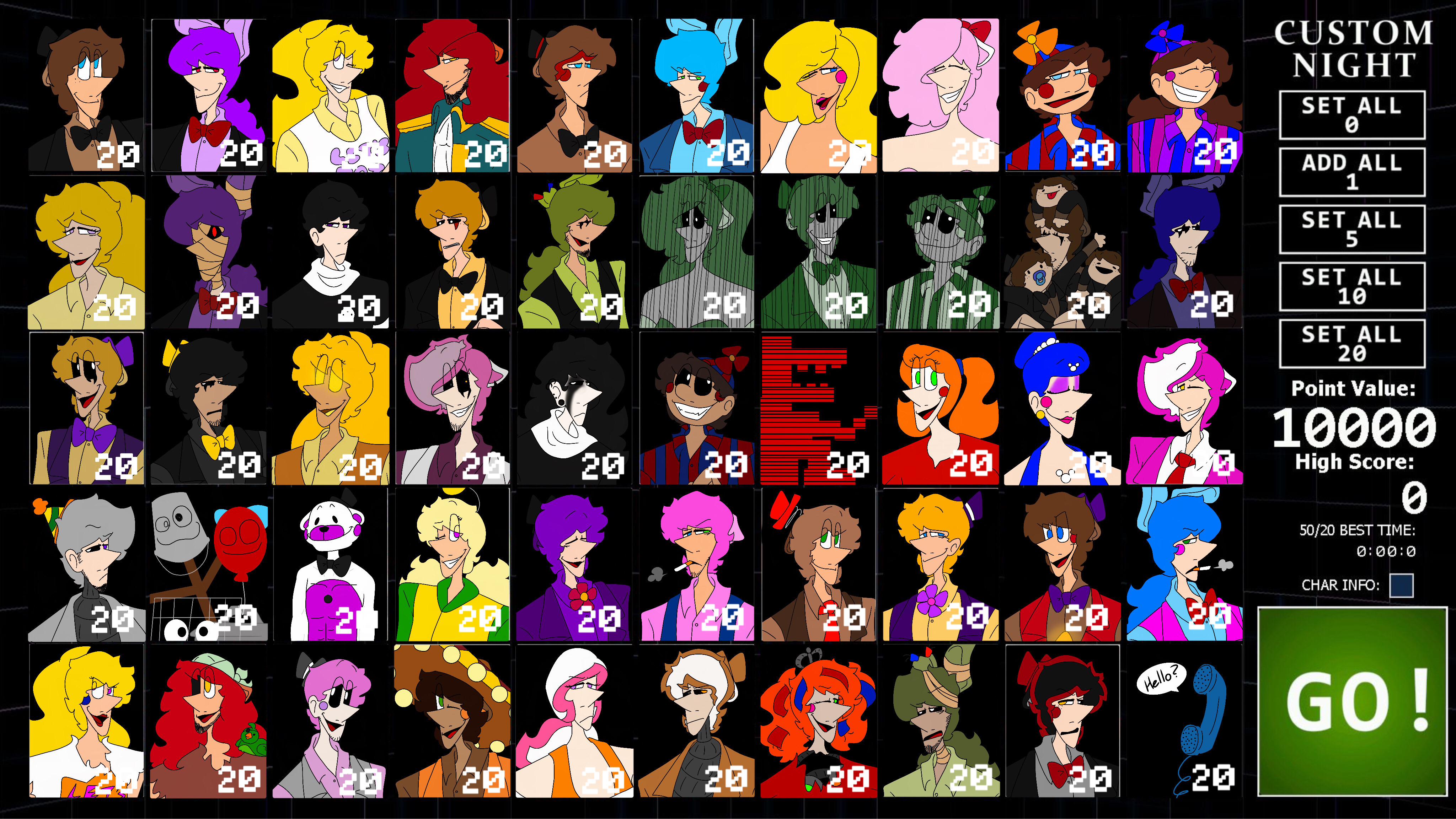 Fnaf UCN redrawing challenge as humans ! by m3l0uche on DeviantArt