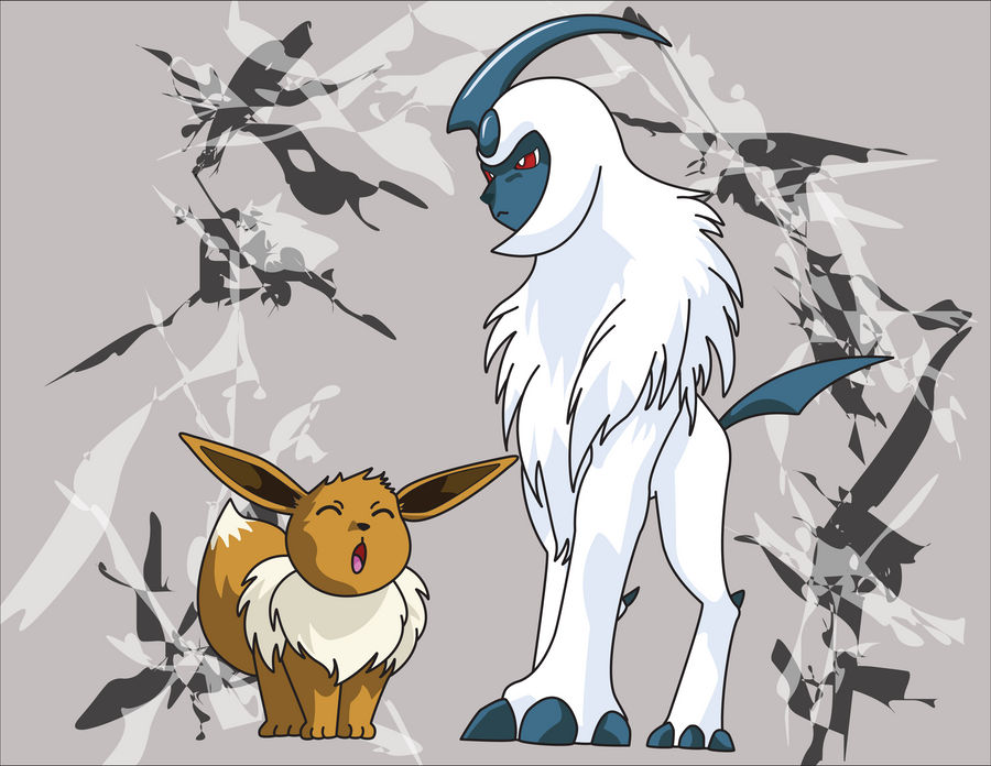 Absol and Eevee Precious