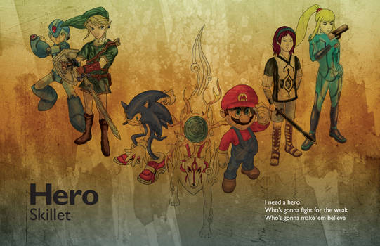 Hero-Video Game Heroes Poster