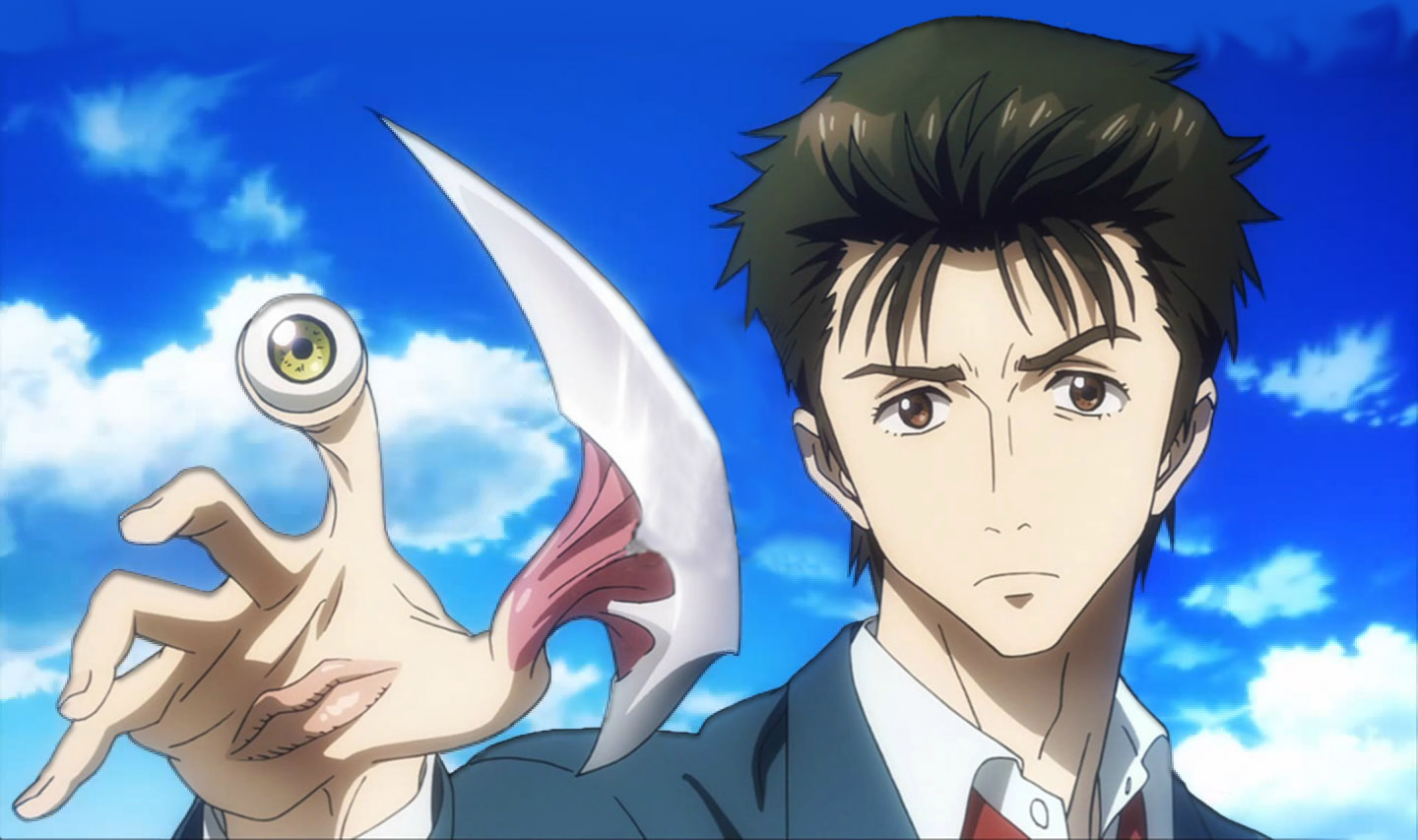 [Wallpaper] Izumi Shinichi and Migi