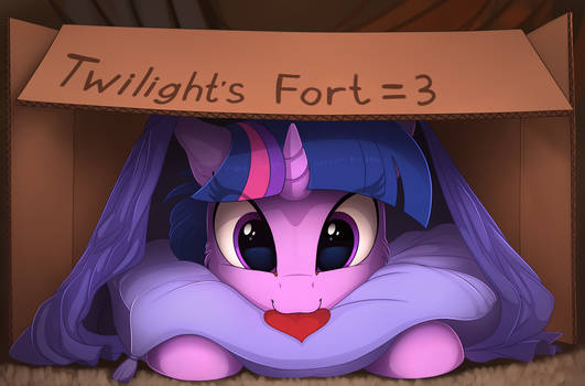 Twilight's fort =3 (Color sketch)