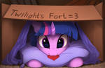Twilight's fort =3 (Color sketch)