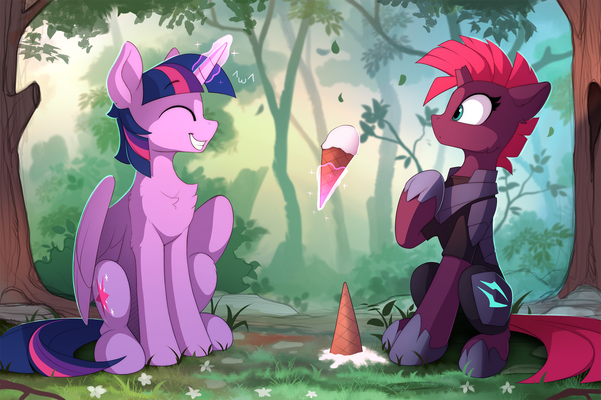 A bit of friendship for Tempest (Color sketch)