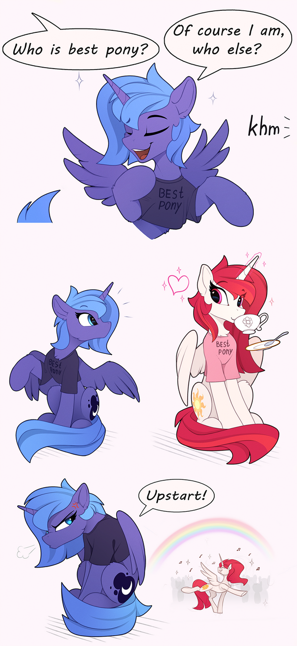 Sisters rivalry (Color sketch) by Yakovlev-vad