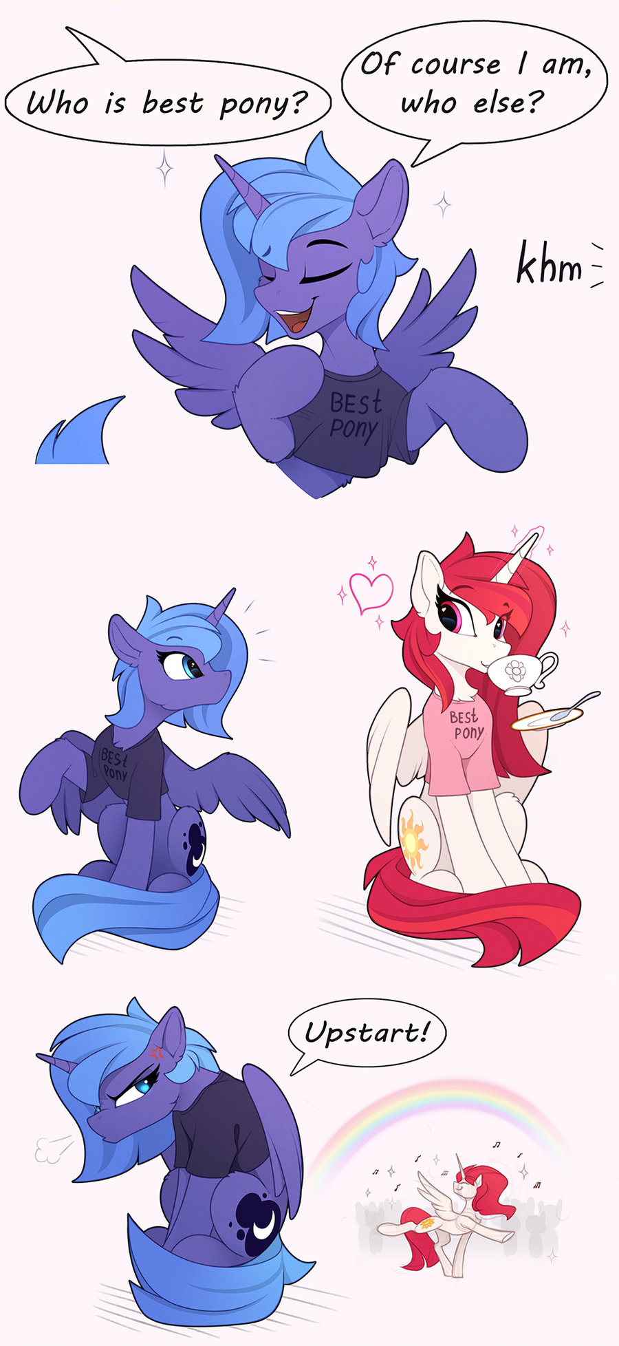 Sisters rivalry (Color sketch) by Yakovlev-vad