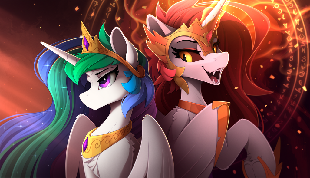 Two sides of one crown