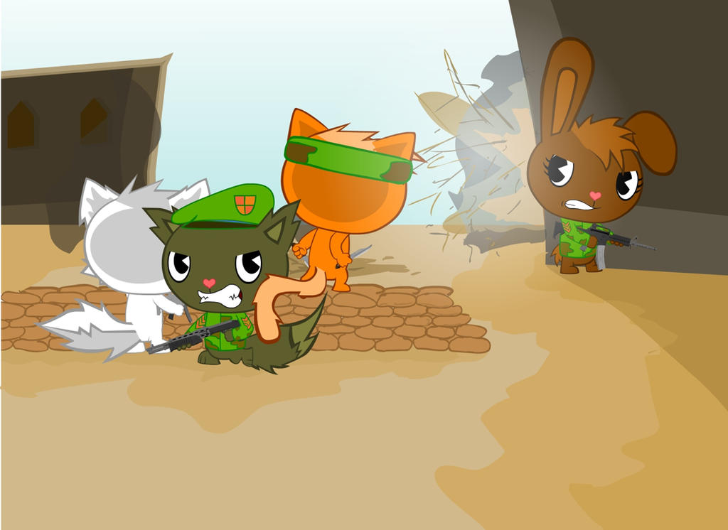 HTF War scene by WhityTheFox on DeviantArt