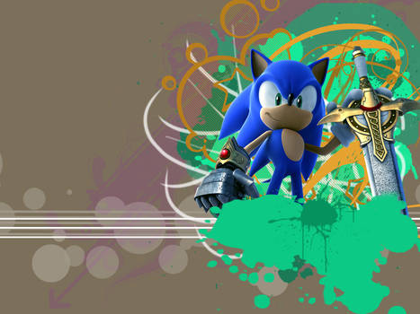 Sonic abstract background