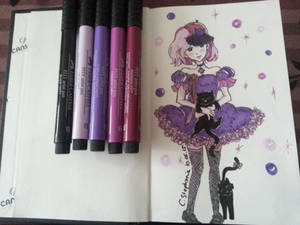 7days color challenge_purple witch_day 6_purple