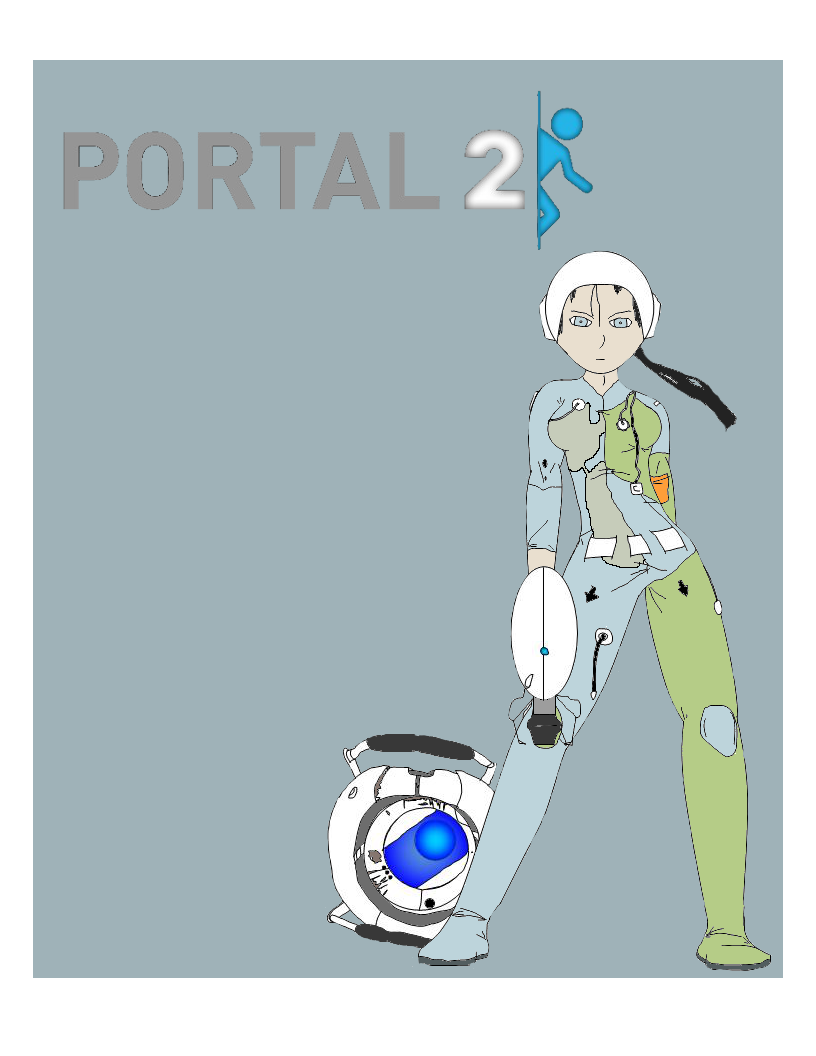 Chell - Portal 2 by SephirothPwnedYou on DeviantArt