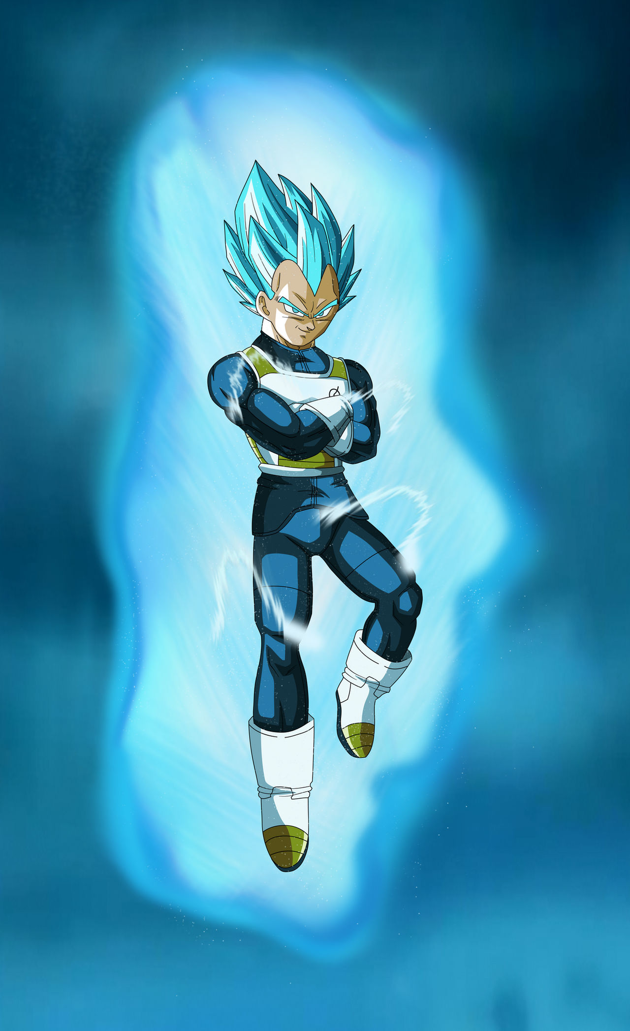 SSGSS Vegeta Arms Crossed Aura V2 BG