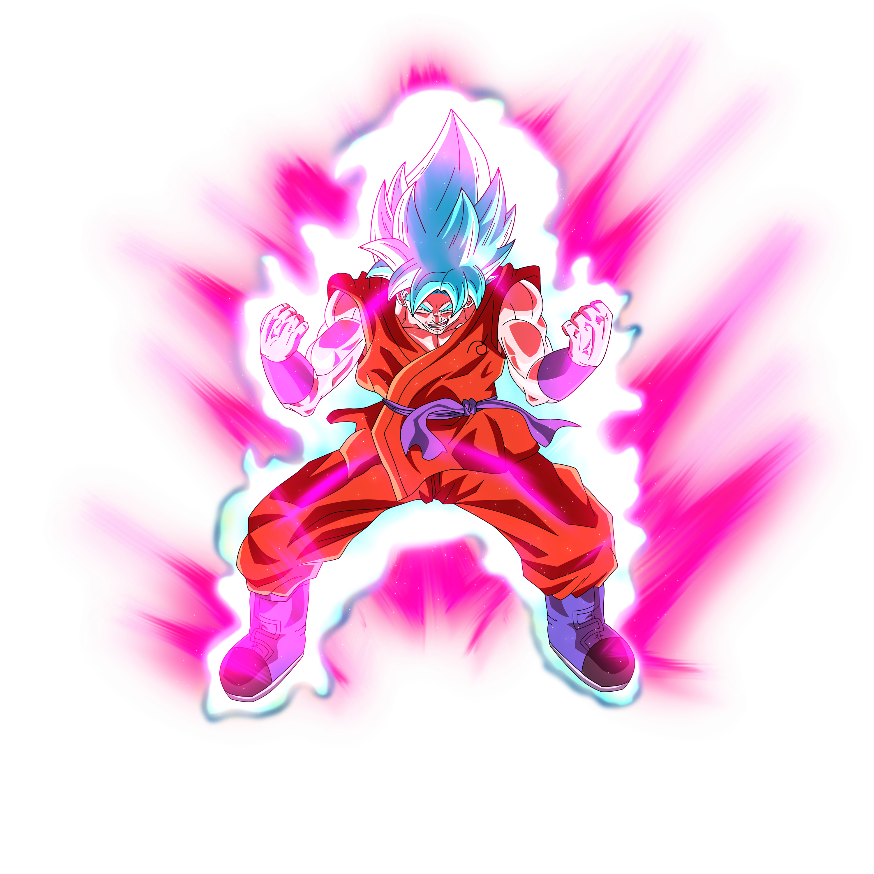 Goku super saiyan Blue kaioken by BardockSonic on DeviantArt