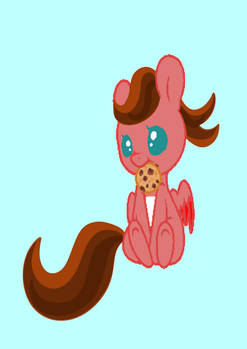 Crimson with a Cookie ^///^