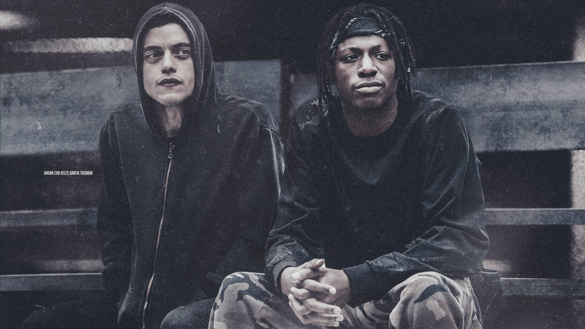 Mr Robot на черном