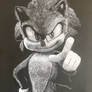 Sonic Movie scratch art