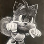 Sonic Movie - Tails scratch art