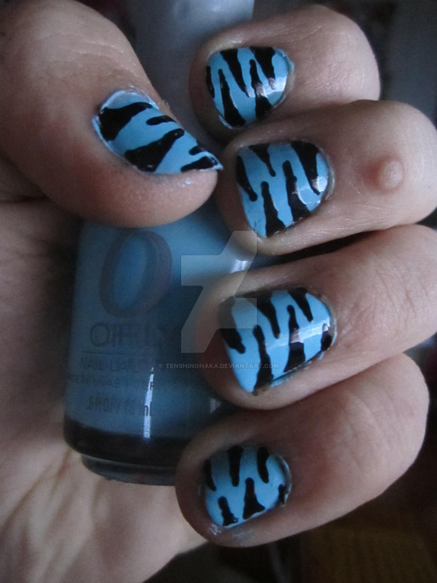 blue tiger nail