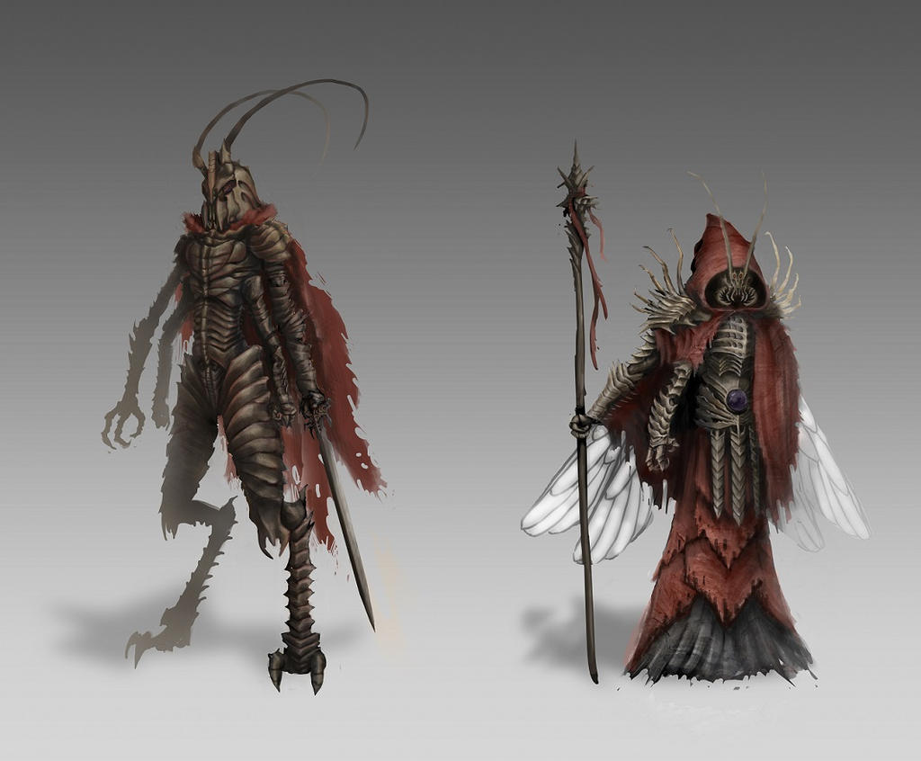 Insectoid Concepts by MRGunn-Art on DeviantArt