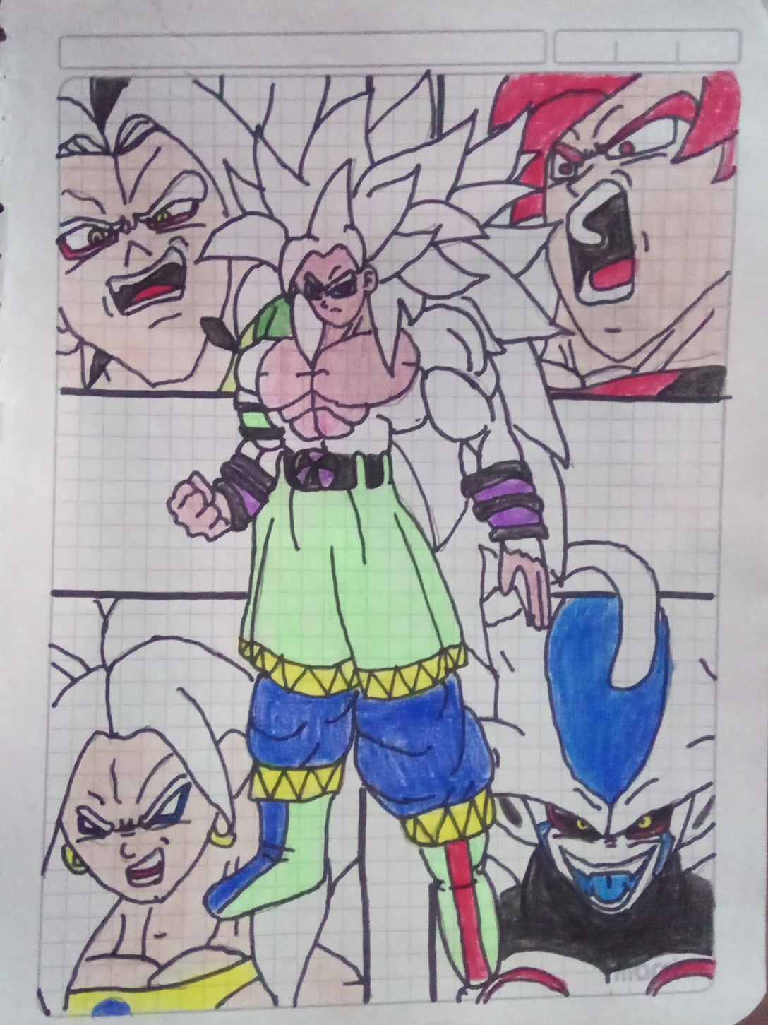 A história da Infância de GOKU, RADITZ E TURLES