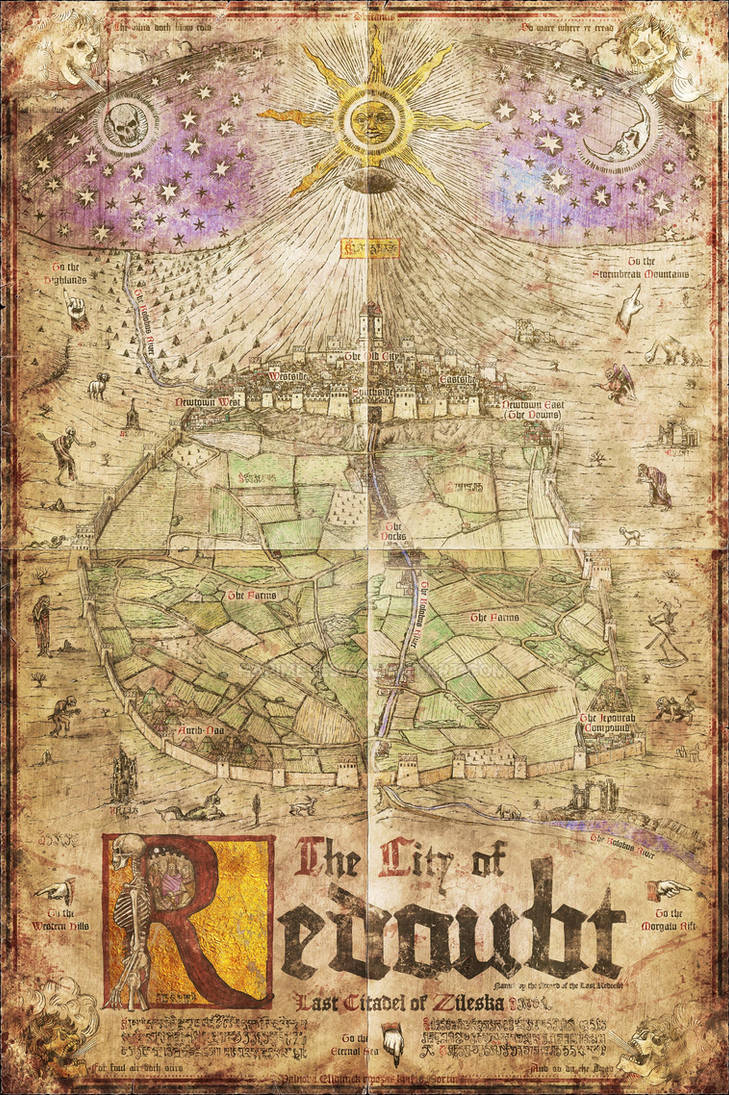 The Lost Citadel - Redoubt Regional Map by Hapimeses on DeviantArt